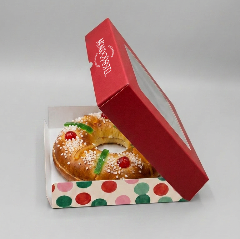 Caja para Roscón con Ventana AFME